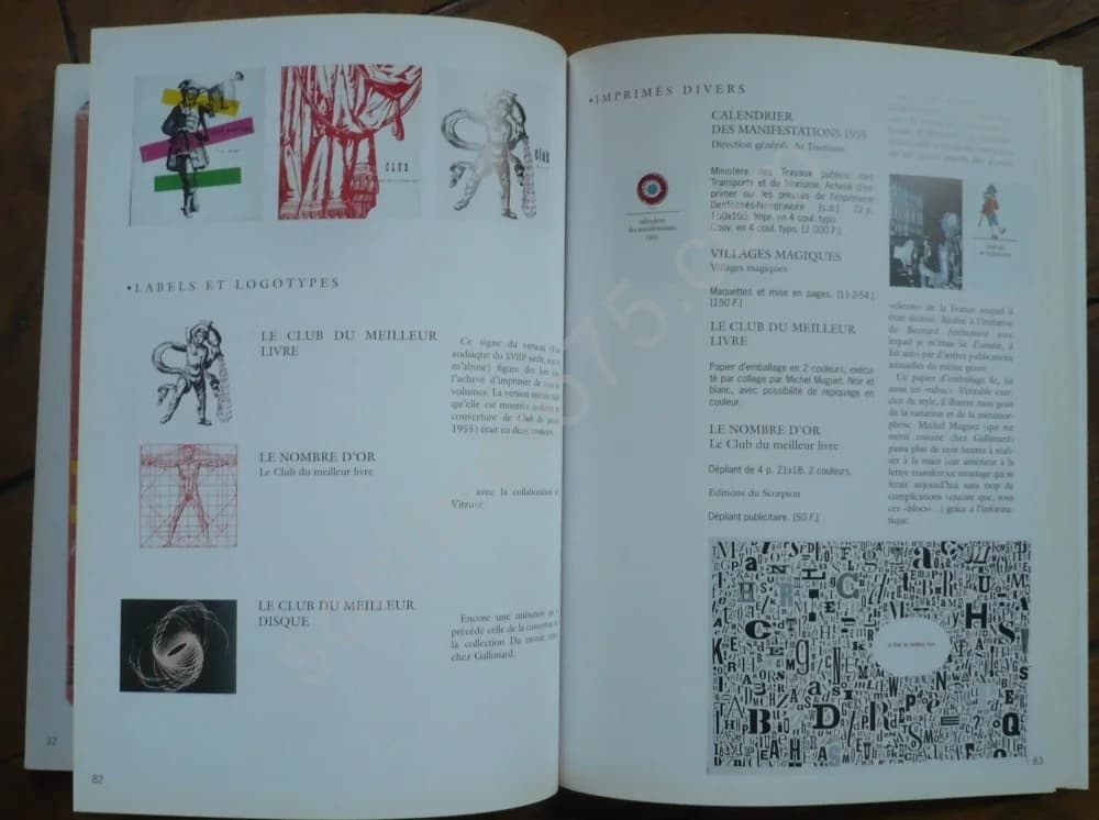 Catalogue Raisonné de l'Oeuvre Typographique de Massin. Tome 1, 1948-1958 - Image 5