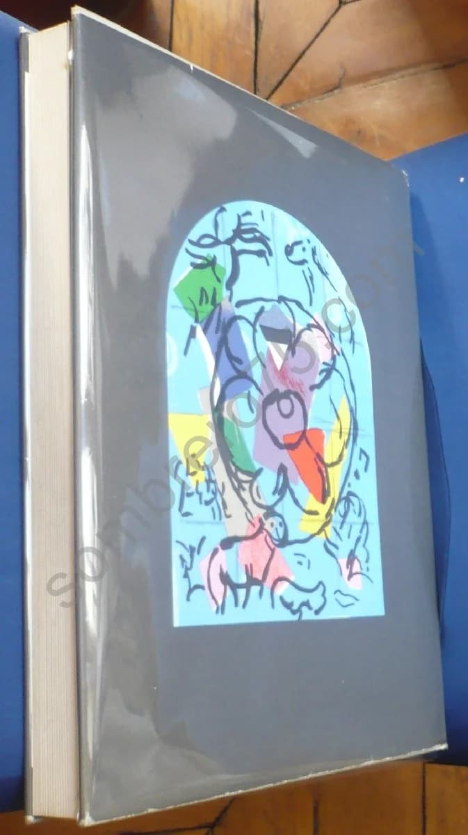 Vitraux pour Jérusalem Marc Chagall 2 Lithographies Originales - Image 2