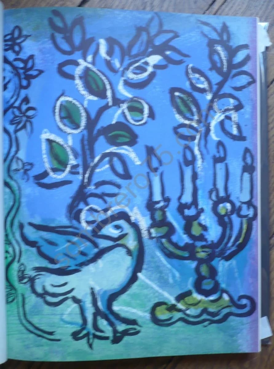 Vitraux pour Jérusalem Marc Chagall 2 Lithographies Originales - Image 6