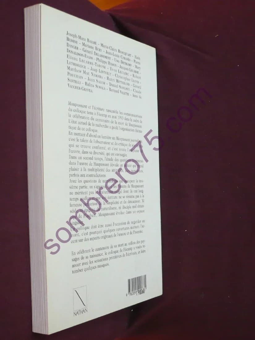 Maupassant et l'écriture : Actes du Colloque de Fécamp, 21-22-23 Mai 1993 - Image 3