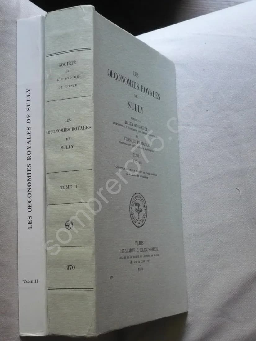 Les Oeconomies Royales de Sully. 2 Volumes. David Buisseret et Bernard Barbiche - Image 2