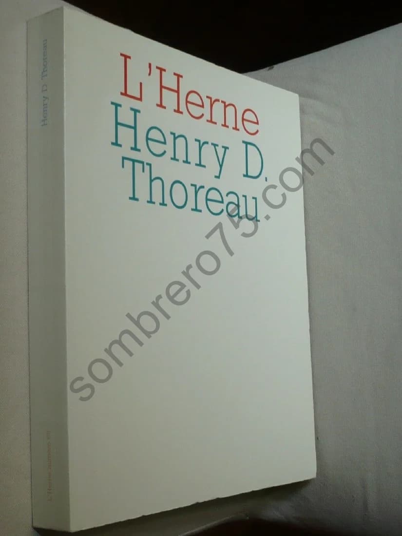 Henry D Thoreau