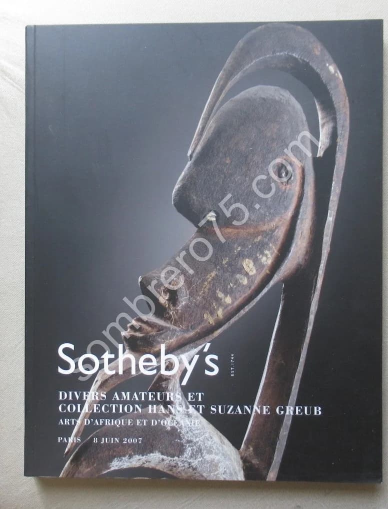 Collection Hans et Suzanne Greub et divers amateurs Art d'Afrique et d'Océanie