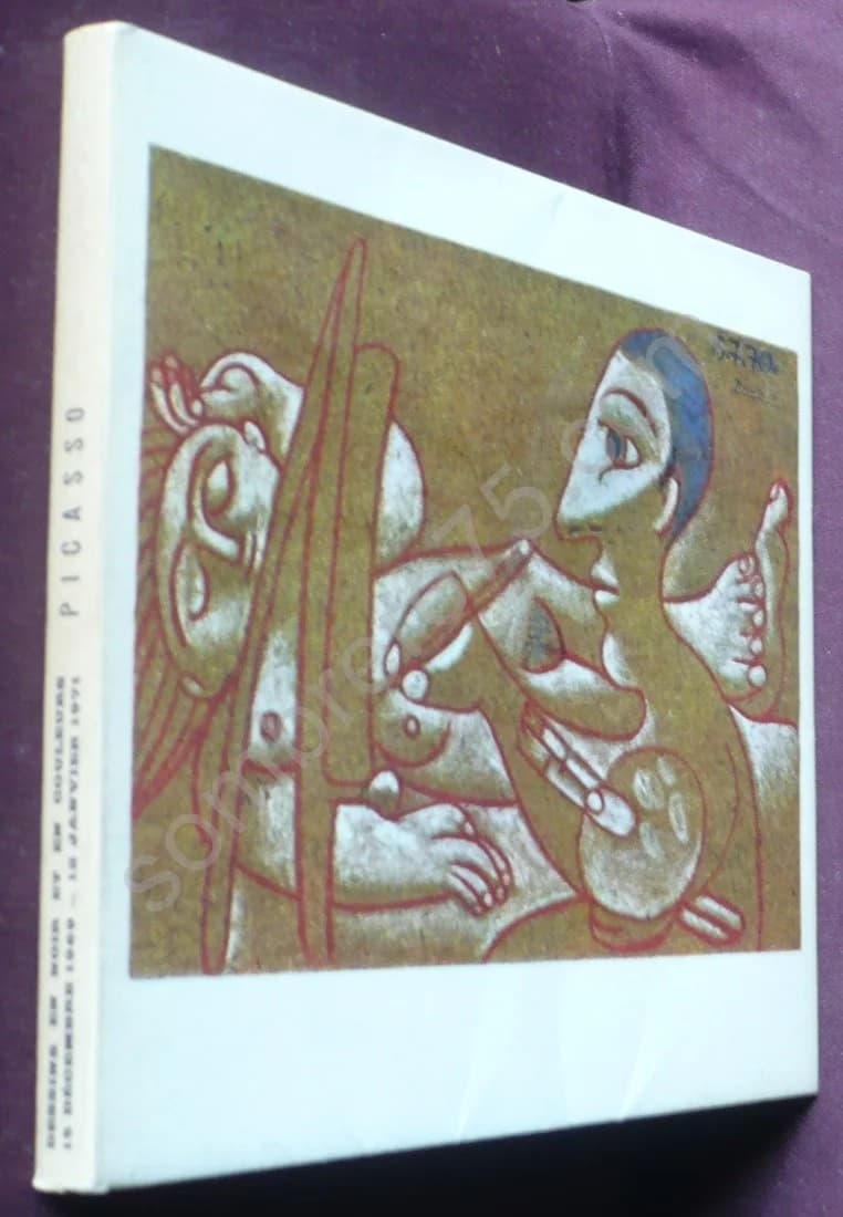 Picasso : Dessins en Noir et en Couleurs (15 Décembre 1969 - 12 Janvier 1971) - Exposition, Galerie Louise Leiris, du 23 Avril A - Image 2