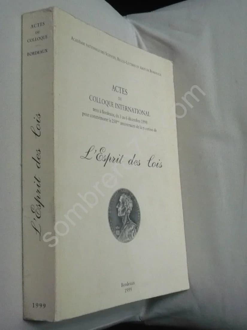 L'Esprit des Lois. Actes du Colloque International - 250e Anniversaire de la Parution - Image 2