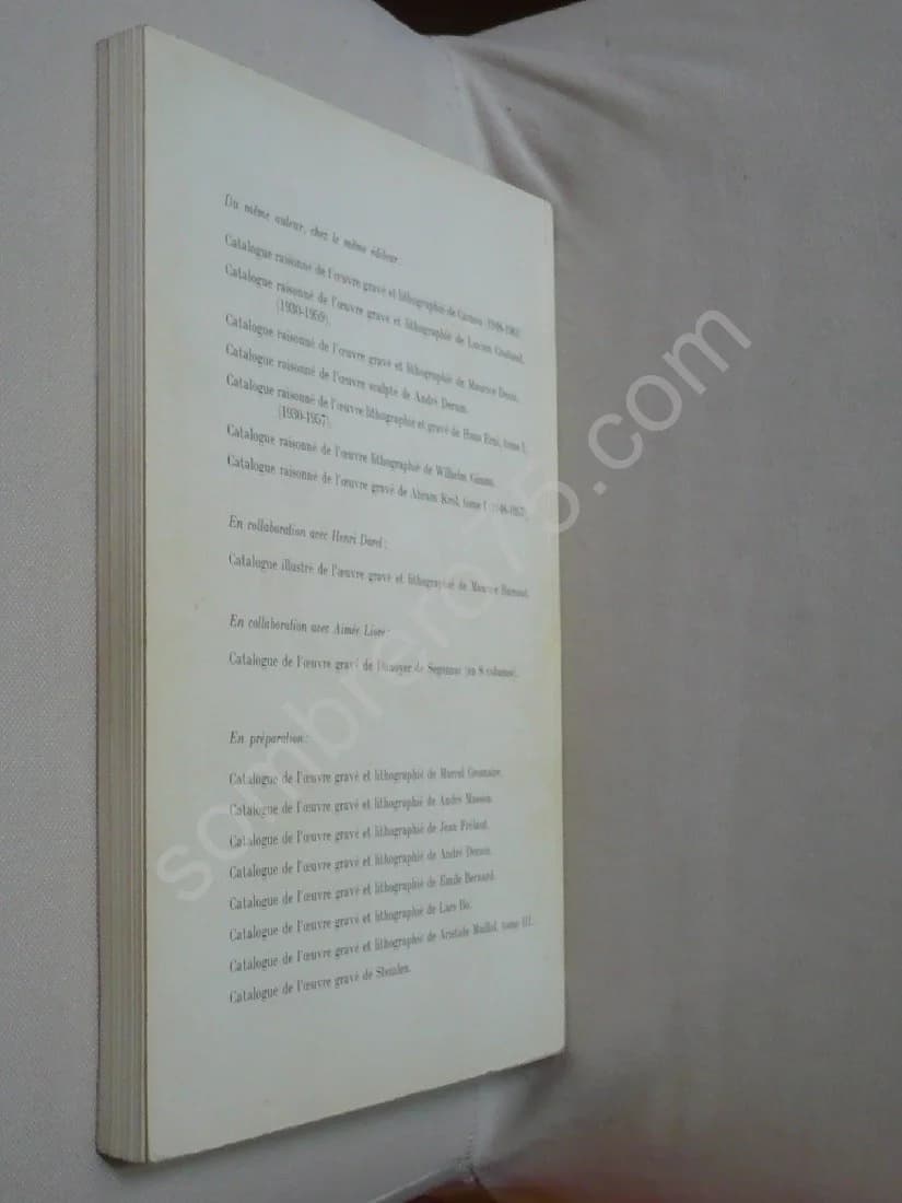 Catalogue Raisonné de l'Oeuvre Gravé et Lithographié de Yves Brayer. Préface Jacques Guignard - Image 3