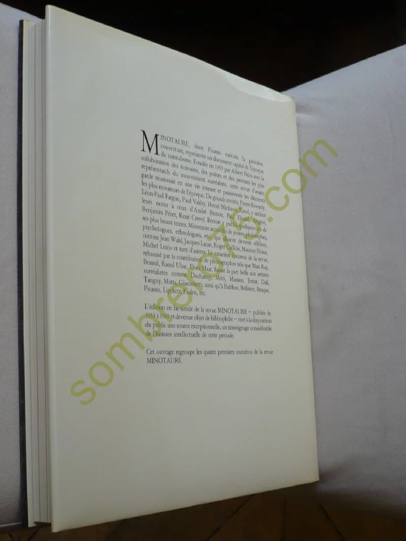 Revue Minotaure. - Réédition en Fac-Similé 1933 - Image 3