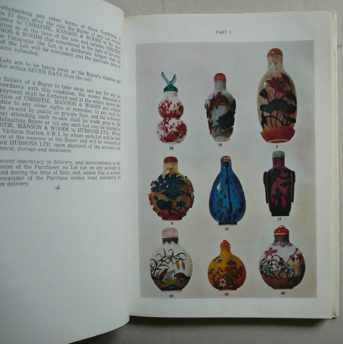 The Ko Family Collection of Chinese Snuff-Bottles Parts I, II & III. Christie, Manson & Woods. Reprint N° 8 - Image 3