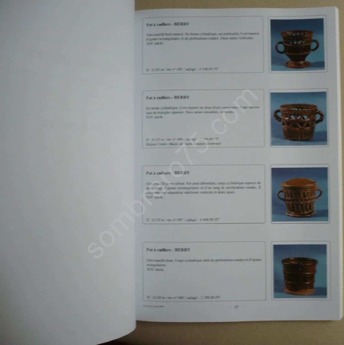 Grès du Berry. Inventaire Images Couleurs. Collection Guillaume. Martine Houze - Image 4