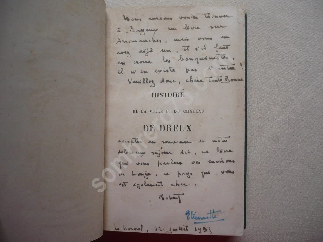 Histoire de la Ville et du Château de Dreux avec une notice archéologique et historique sur l'église de Saint-Pierre de Dreux - Image 4