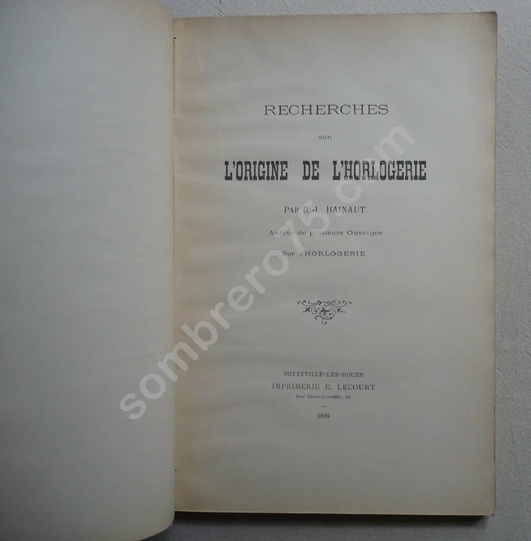 Recherches sur l'Origine de l'Horlogerie - Image 2