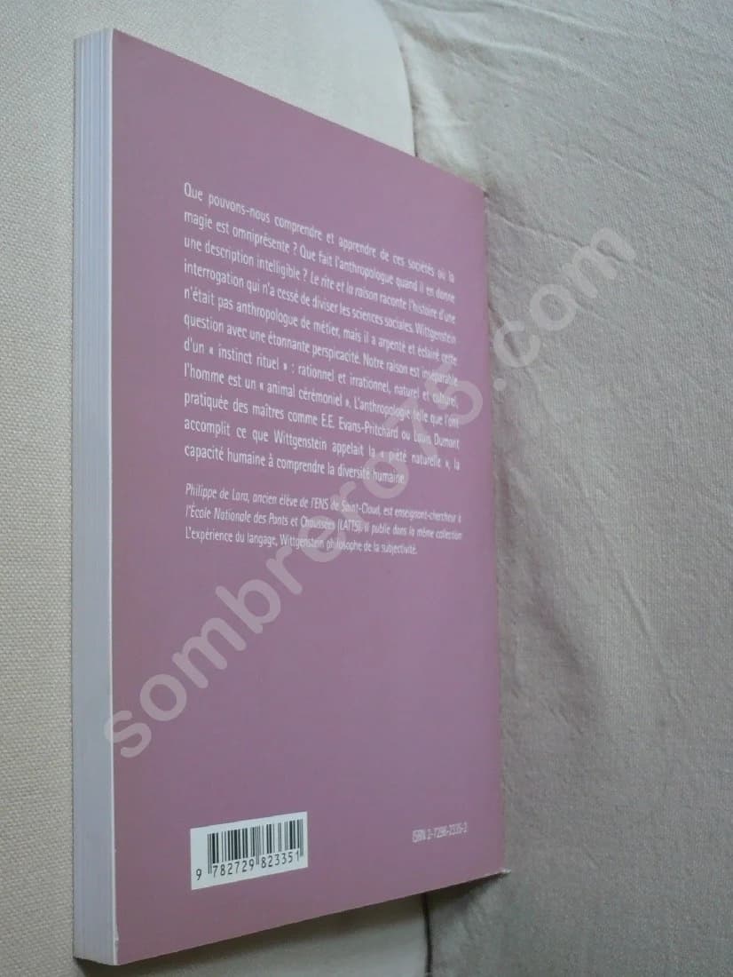 Le Rite et la Raison. Wittgenstein anthropologue. Ph de Lara - Image 3