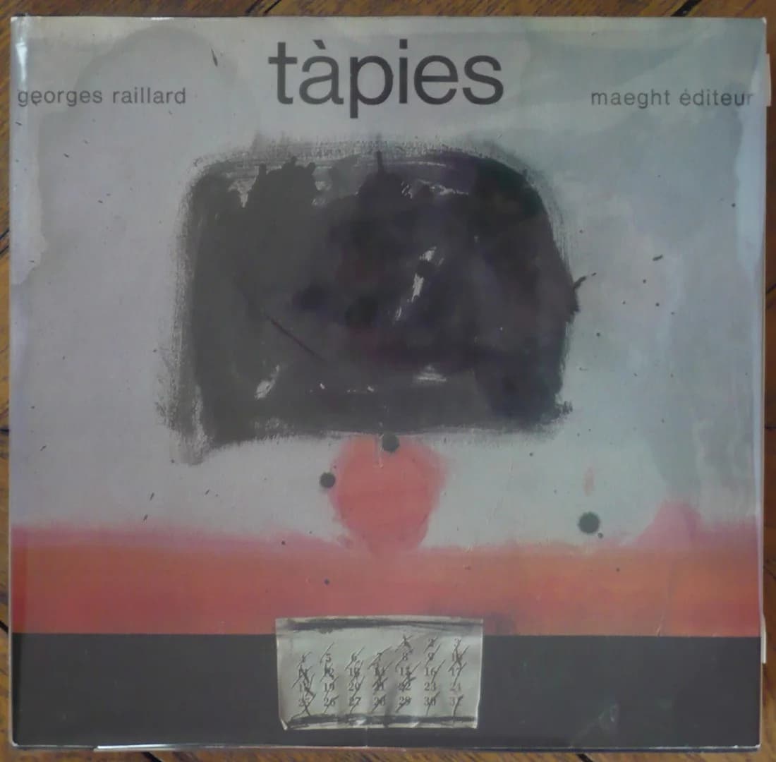 Tapies. 2 Lithographies Couleurs