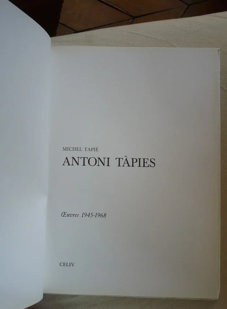 Tapies. 2 Lithographies Couleurs - Image 2