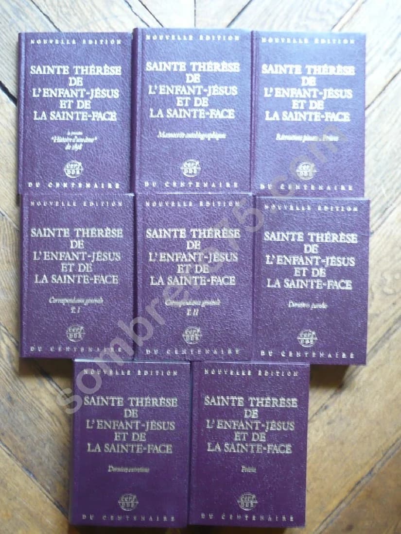 Sainte thérèse de l'Enfant Jésus et de la Sainte Face. 8 volumes. Coffret