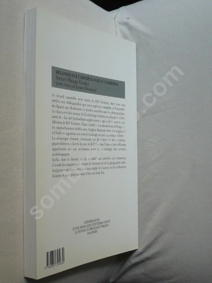 Mélanges sur l'Archéologie du Cambodge - GROSLIER - Image 3