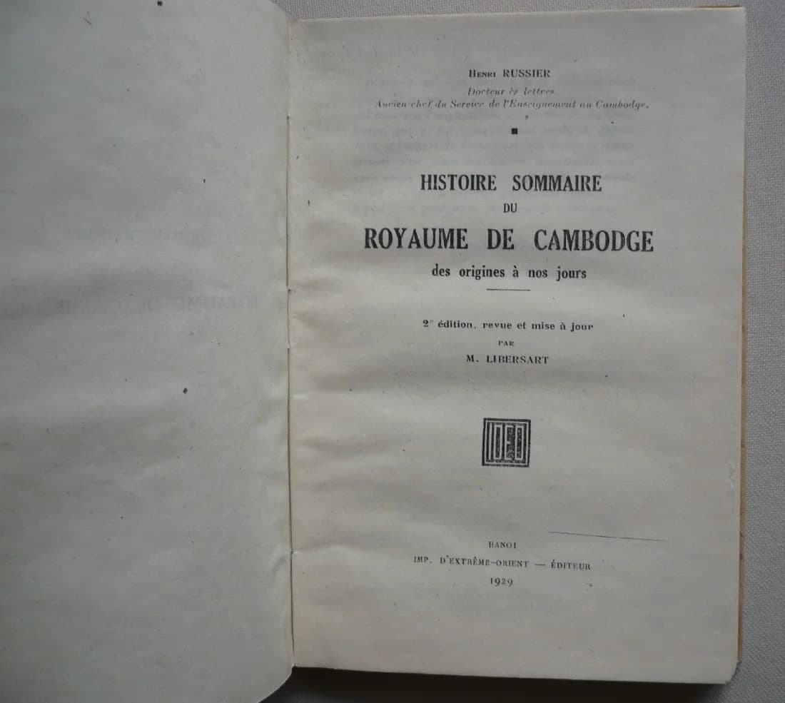 Histoire Sommaire du Royaume du Cambodge des origines à nos jours - Image 2