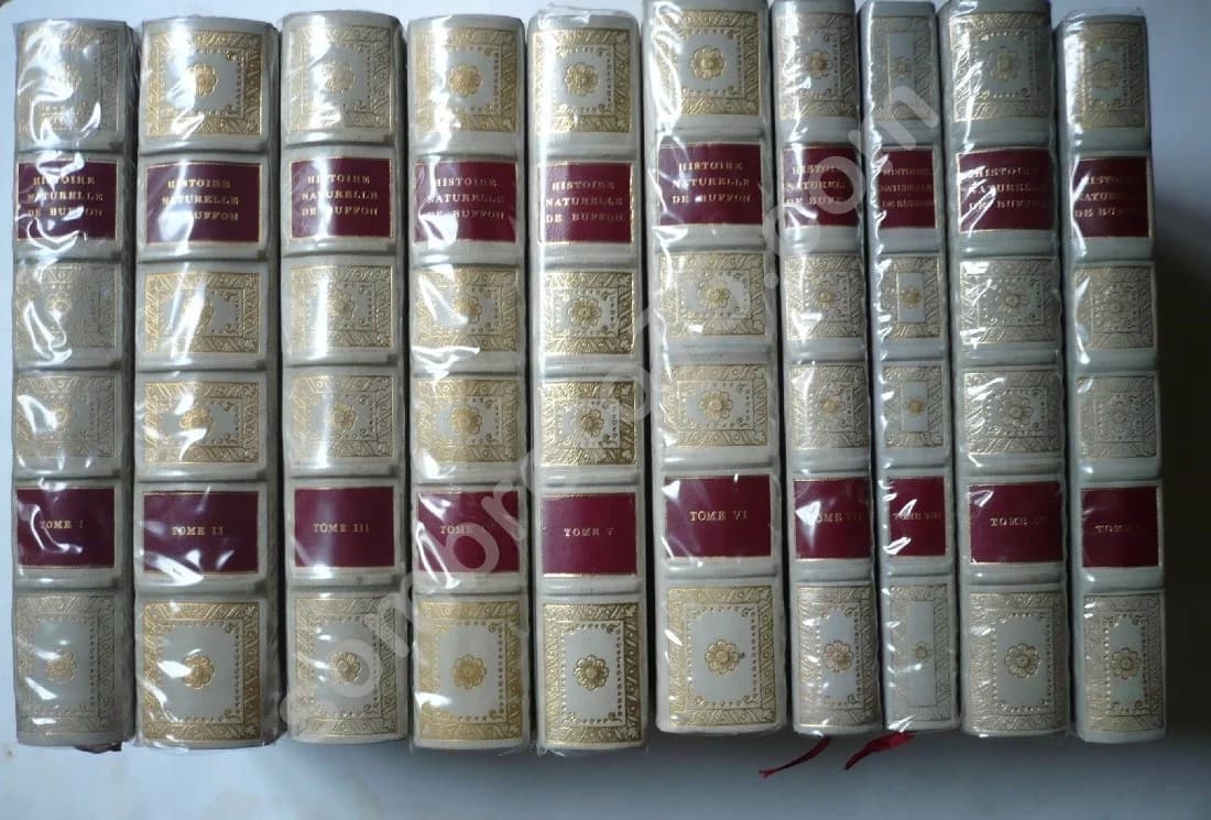 Histoire Naturelle de - ornée de figures de Jacques de Sève - Complet en 10 volumes