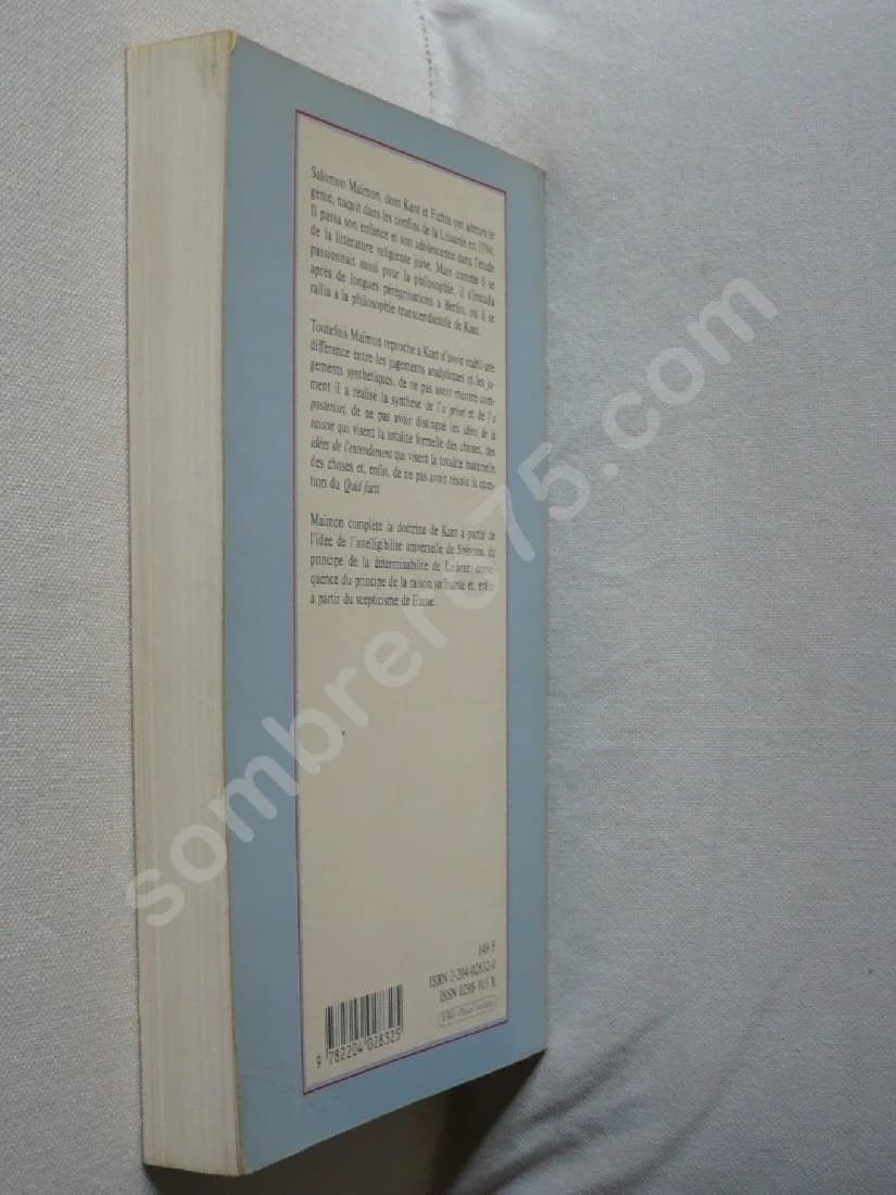 Salomon Maïmon: Critique de Kant - Image 3