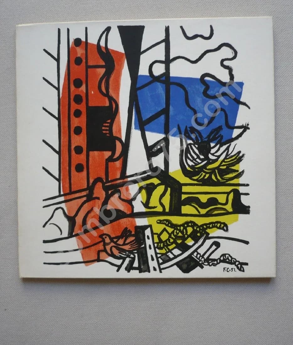 F Léger - Dessins et Gouaches 1909 - 1955. Litho