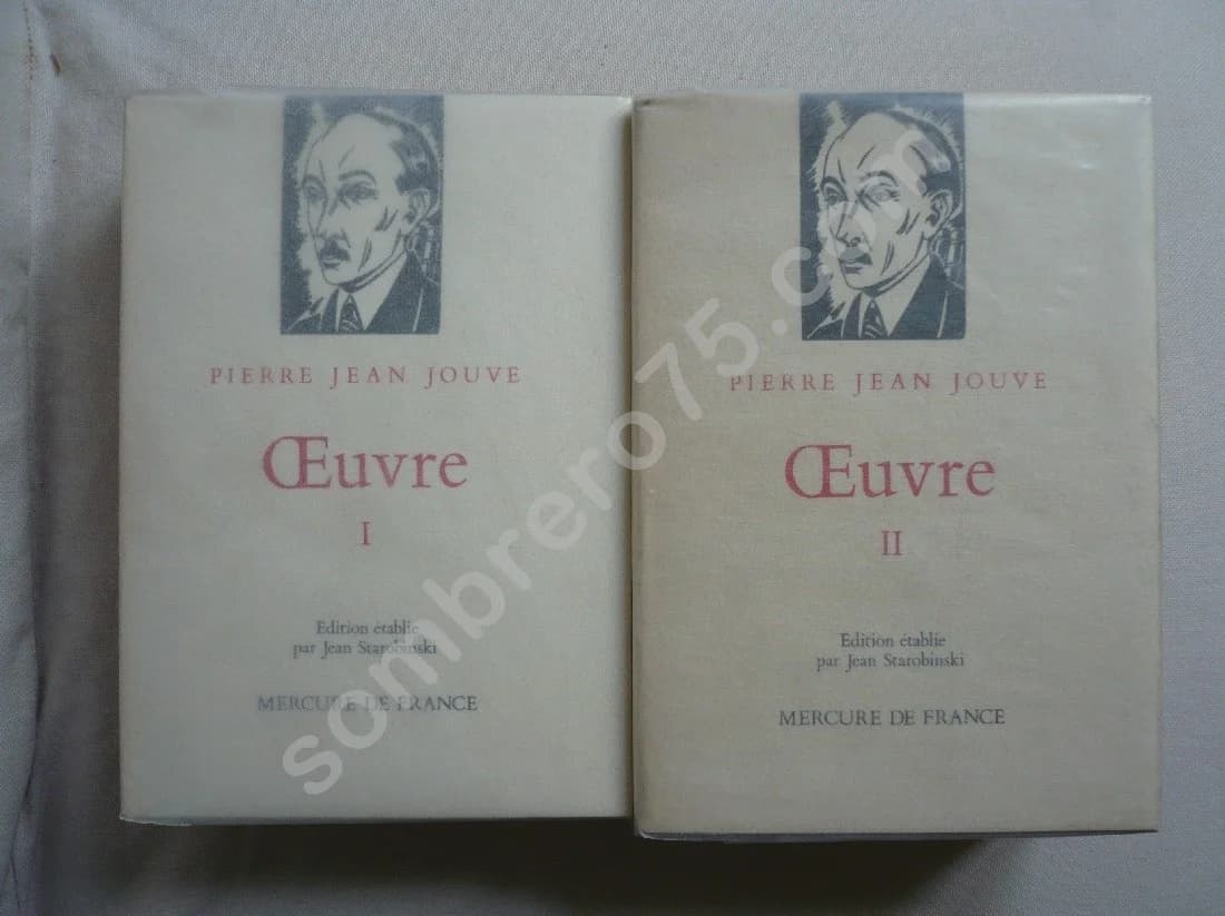 Oeuvre - Pierre Jean JOUVE - 2 volumes