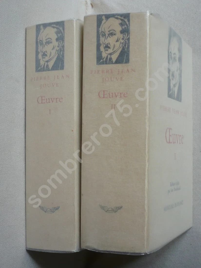 Oeuvre - Pierre Jean JOUVE - 2 volumes - Image 2