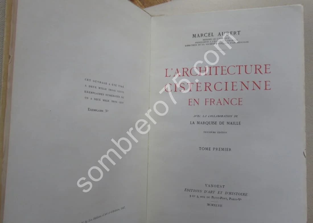 L'Architecture Cistercienne en France - Collaboration de La Marquise de Maillé - Image 4