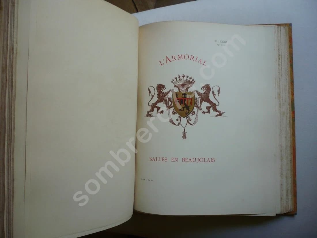 Salles en Beaujolais - Le Prieuré des Bénédictins de Cluny - Le chapitre noble des Chanoinesses-Comtesses avec l'Armorial - Image 4