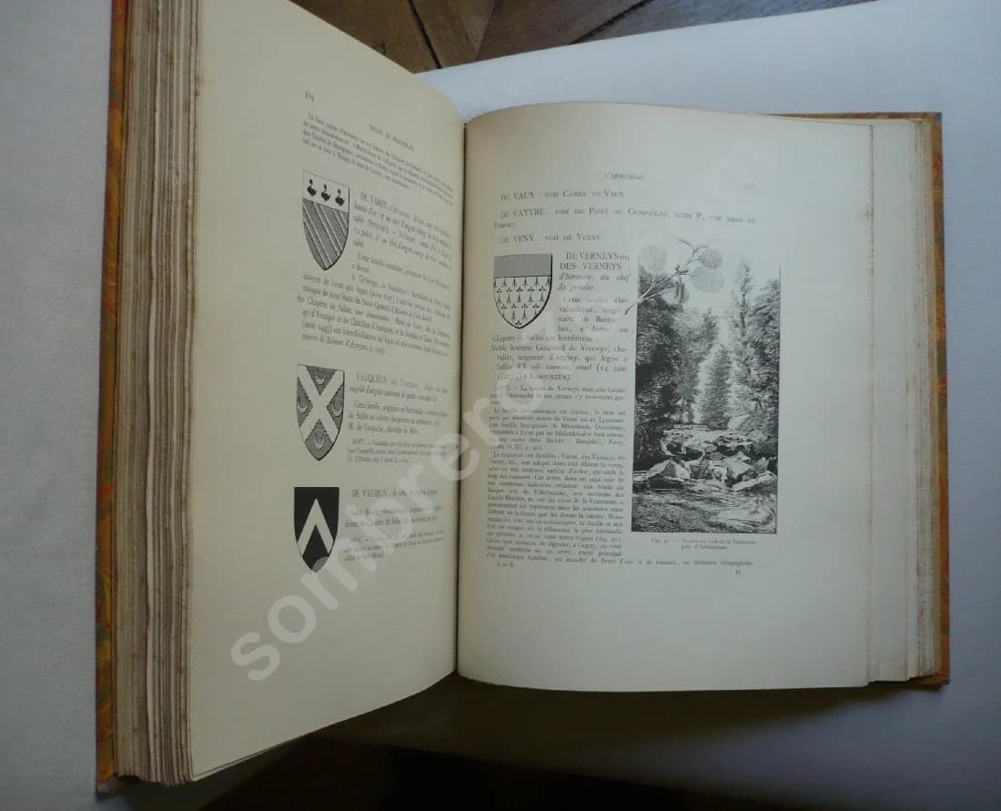 Salles en Beaujolais - Le Prieuré des Bénédictins de Cluny - Le chapitre noble des Chanoinesses-Comtesses avec l'Armorial - Image 5