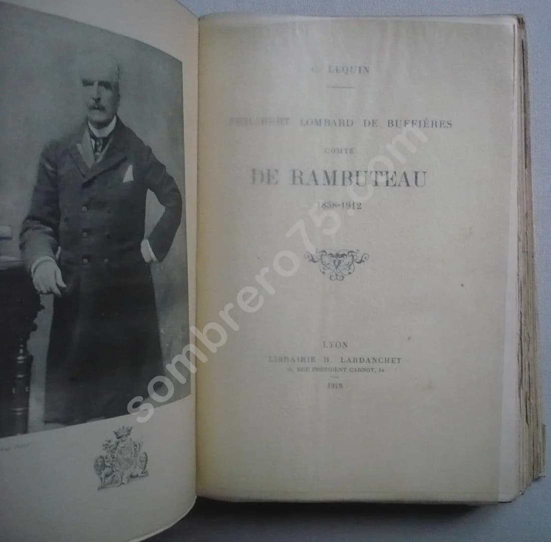Philibert Lombard de Buffières Comte de Rambuteau 1838-1912 - Image 3