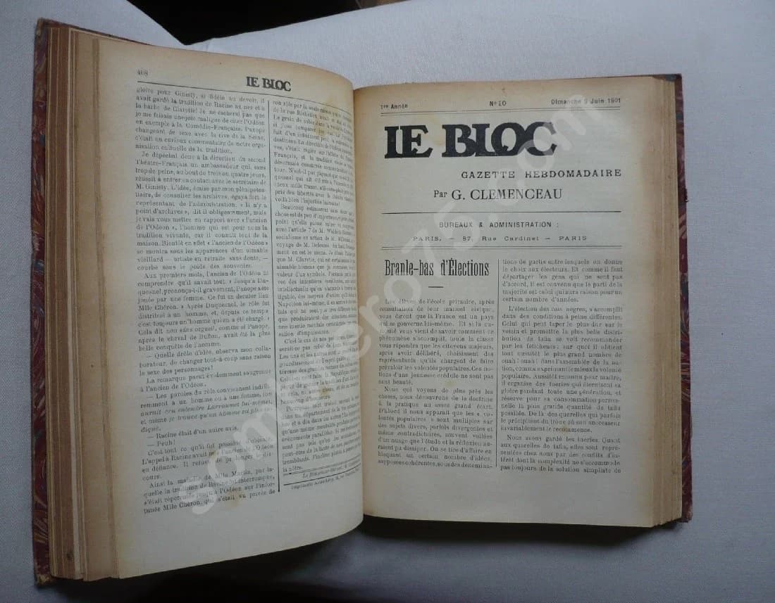 Le Bloc - Gazette hebdomadaire - Année 1901 - Image 4