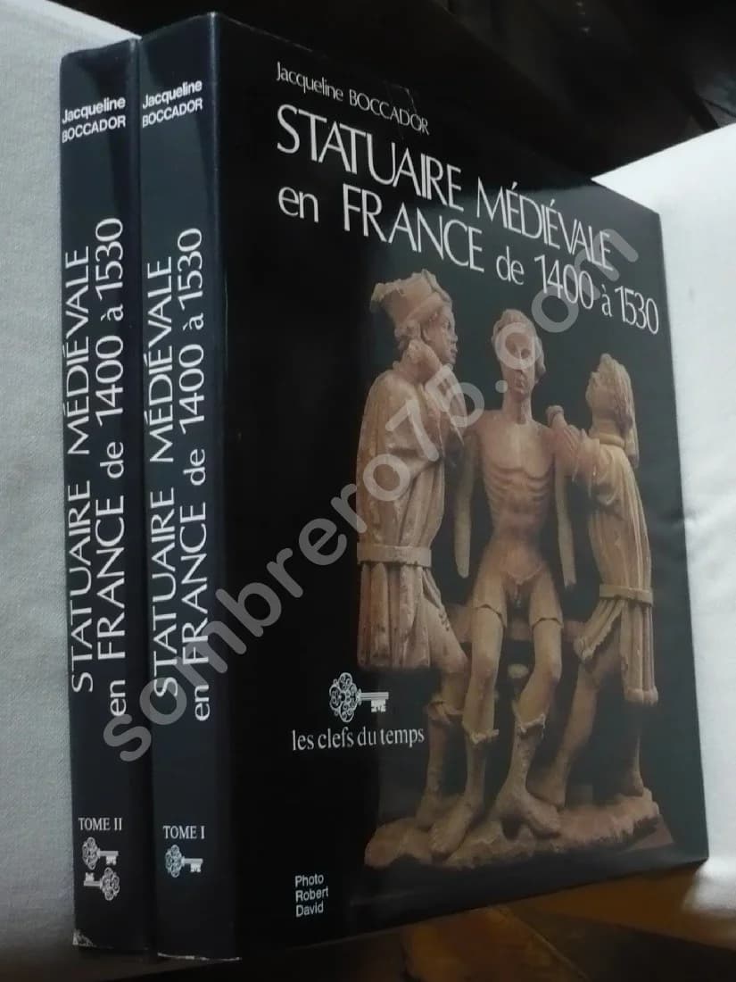Statuaire Médiévale en France de 1400 à 1530. J BOCCADOR. 2 Volumes - Image 2