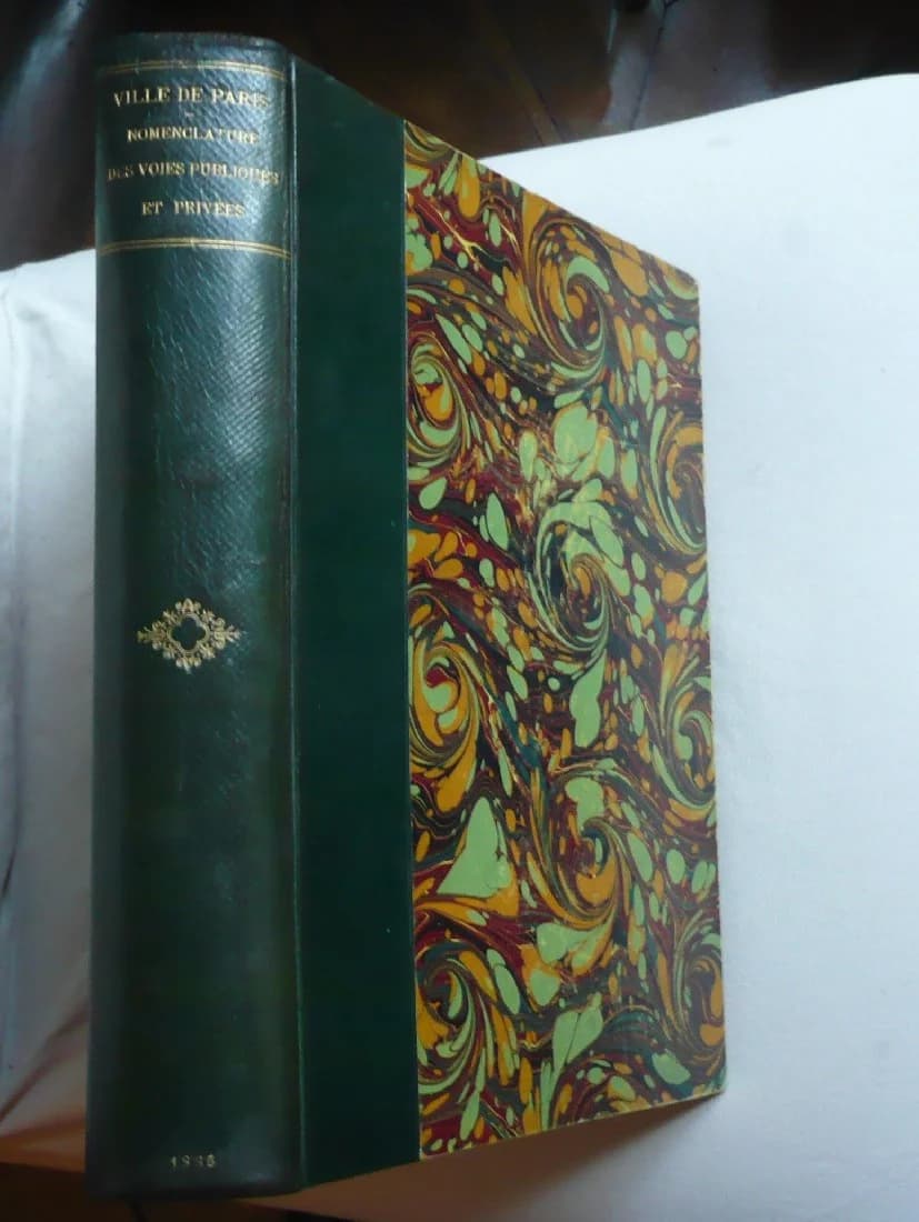Ville de Paris - Nomenclature des Voies Publiques et Privées 1885