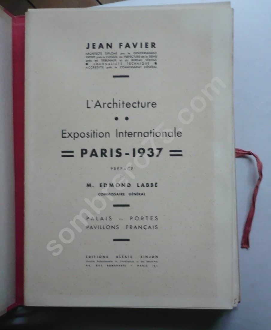 Exposition Internationale Paris 1937 - Complet en 3 volumes - Image 3