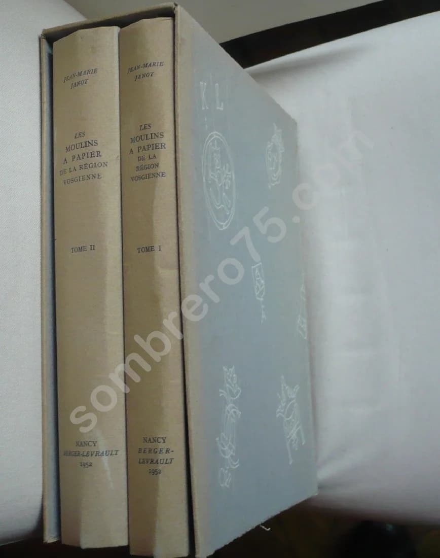 Les Moulins à Papier de la Région Vosgienne. J M JANOT - Image 2