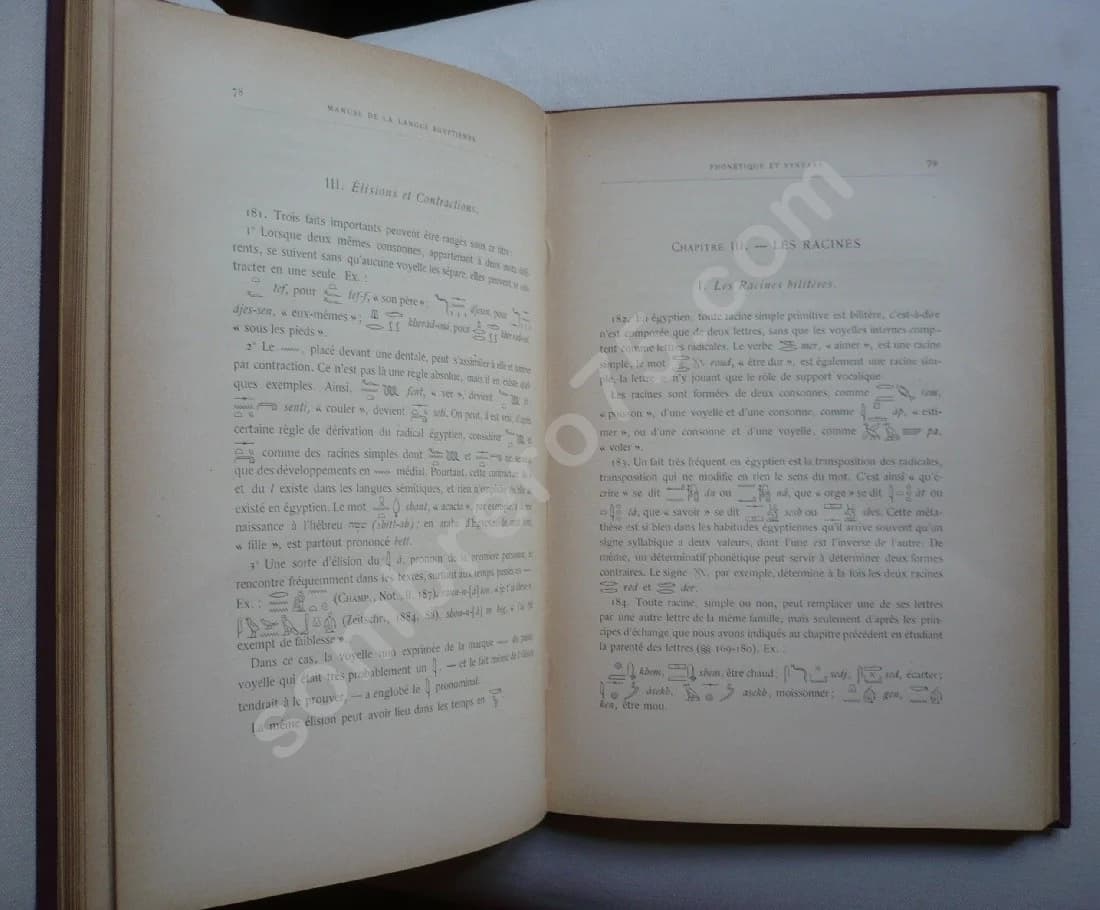 Manuel de la Langue Egyptienne - 1889 - Image 4
