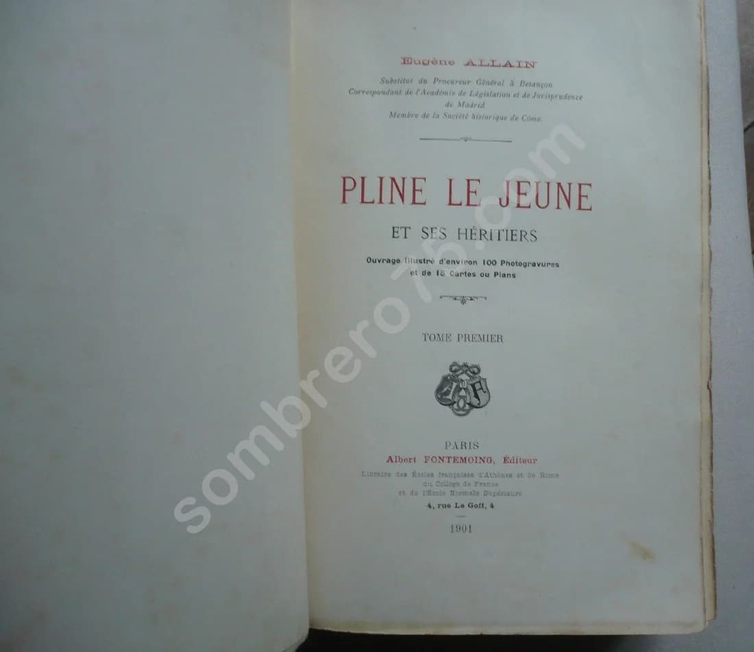 Pline Le Jeune et ses Héritiers.. 4 volumes - Image 3