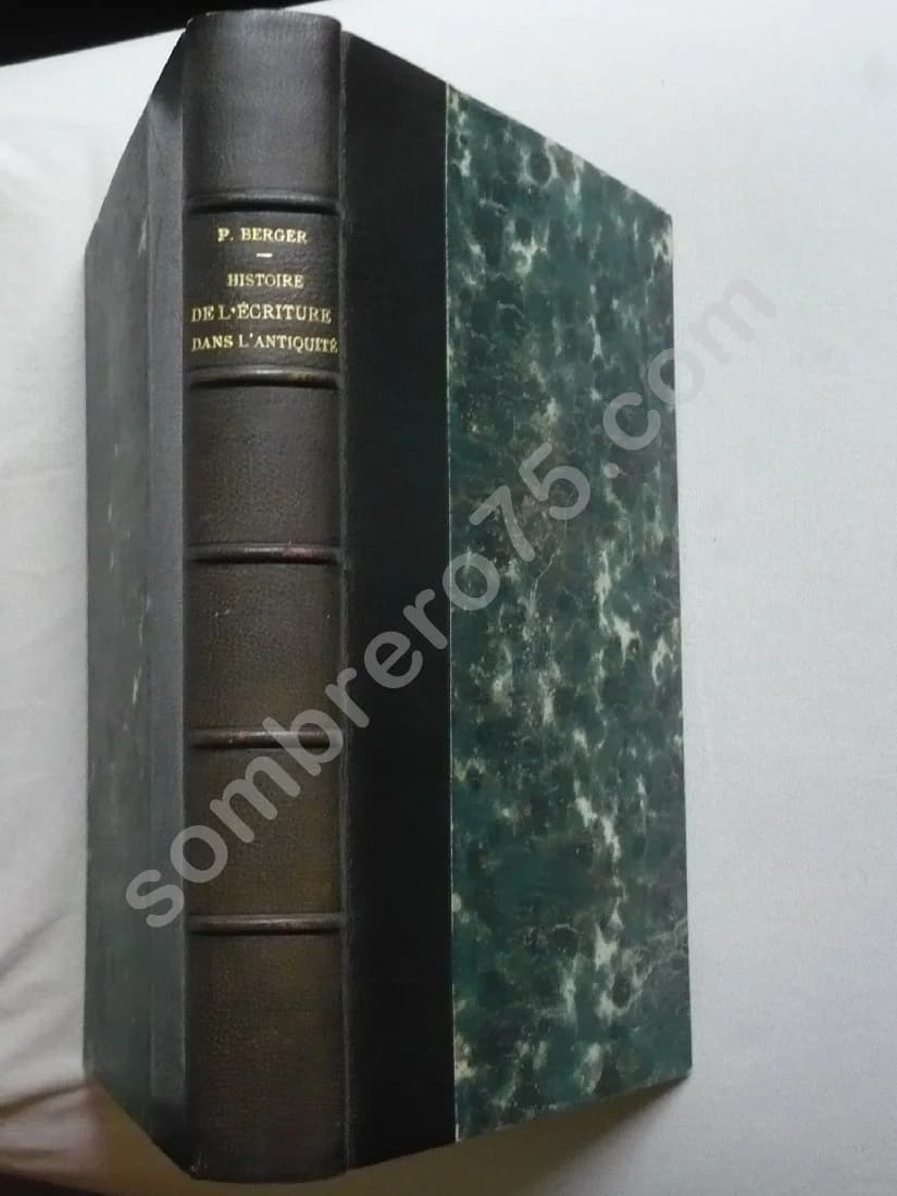 Histoire de l'Ecriture dans l'Antiquité