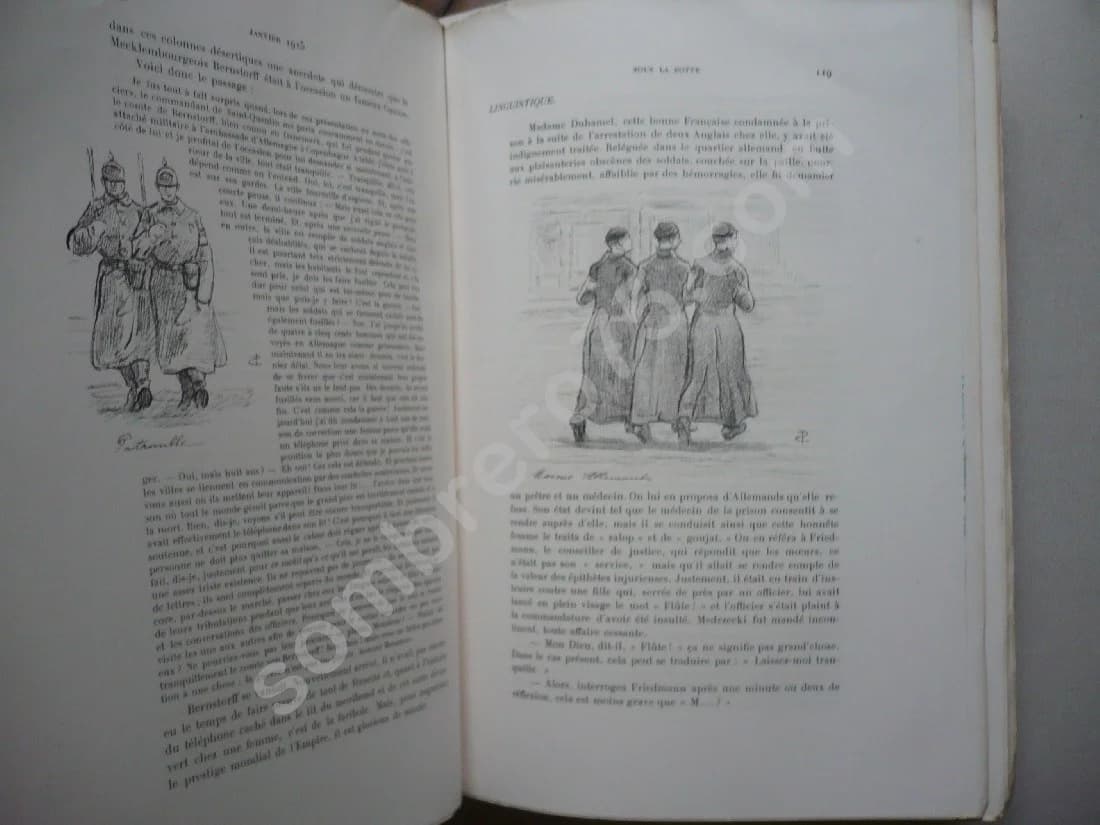 Sous la Botte - Histoire de la ville de Saint-Quentin pendant l'Occupation allemande, Août 1914 - Février 1917. Croquis P. SERET - Image 7