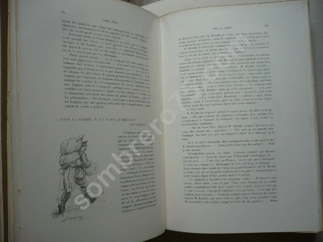 Sous la Botte - Histoire de la ville de Saint-Quentin pendant l'Occupation allemande, Août 1914 - Février 1917. Croquis P. SERET - Image 8
