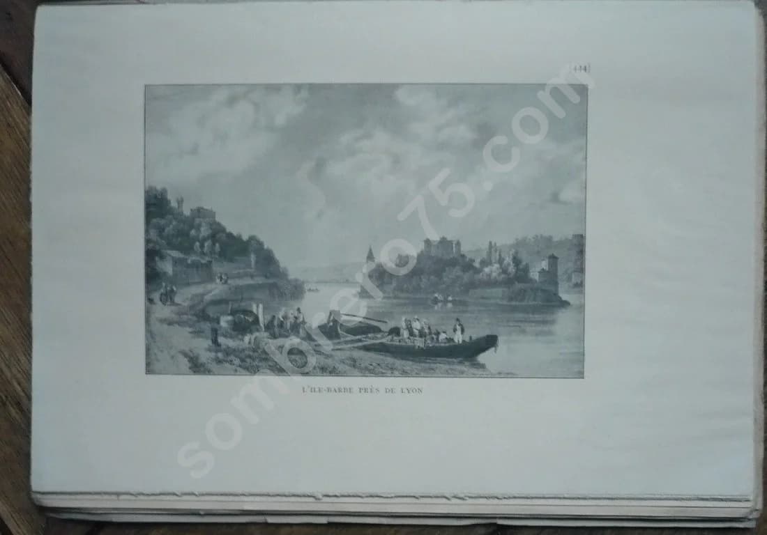 La Lithographie dans les vues de Lyon - 36 reproductions - Image 3