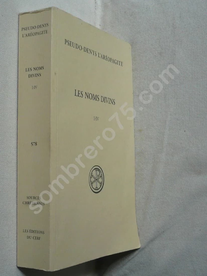 Les Noms Divins - Pseudo-Denys L'Aéropagite. Ysabel de Andia. 2 volumes - Image 2
