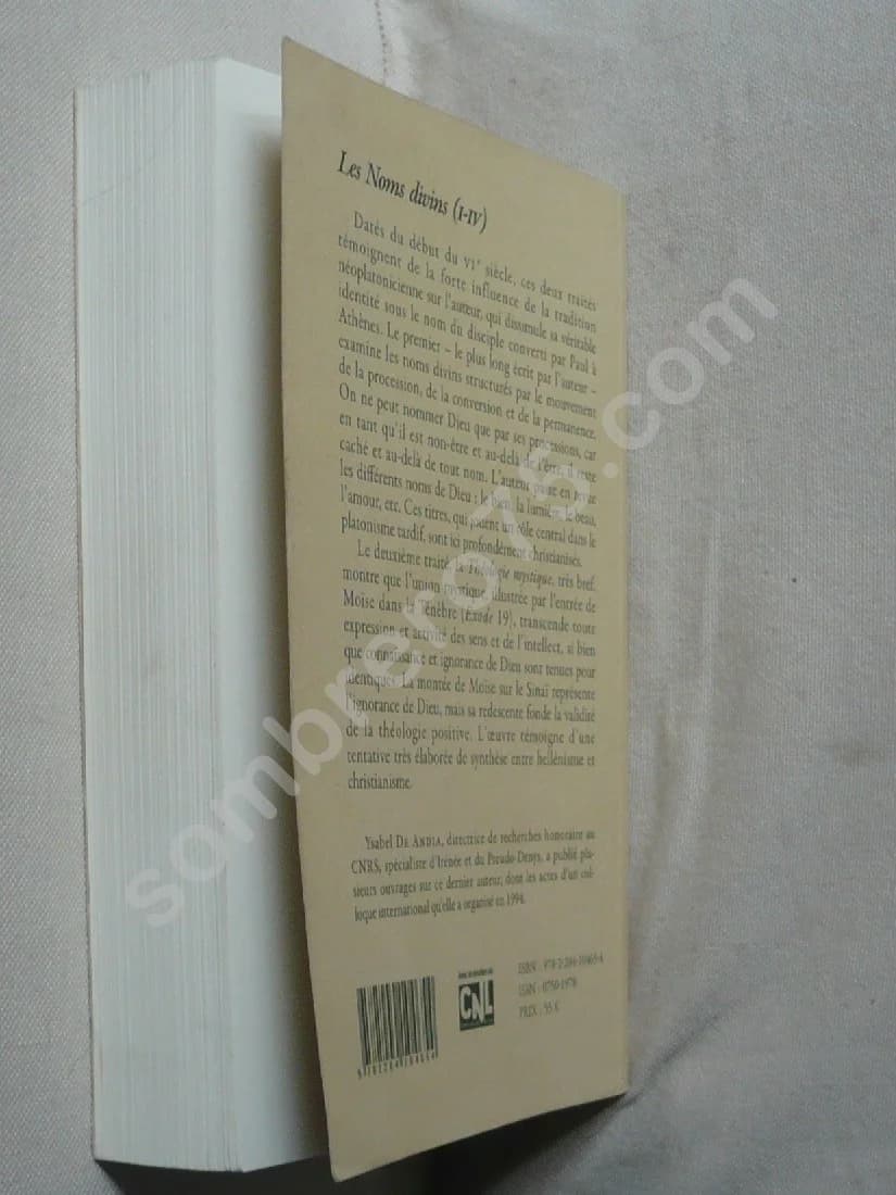 Les Noms Divins - Pseudo-Denys L'Aéropagite. Ysabel de Andia. 2 volumes - Image 3