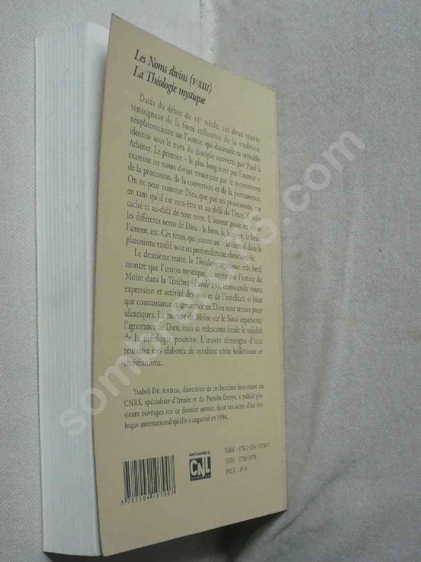Les Noms Divins - Pseudo-Denys L'Aéropagite. Ysabel de Andia. 2 volumes - Image 6