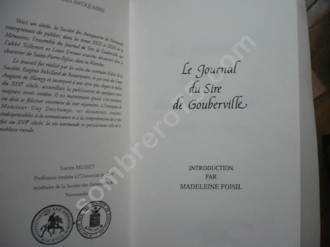Le Journal du Sire de Gouberville - 4 volumes - Image 4