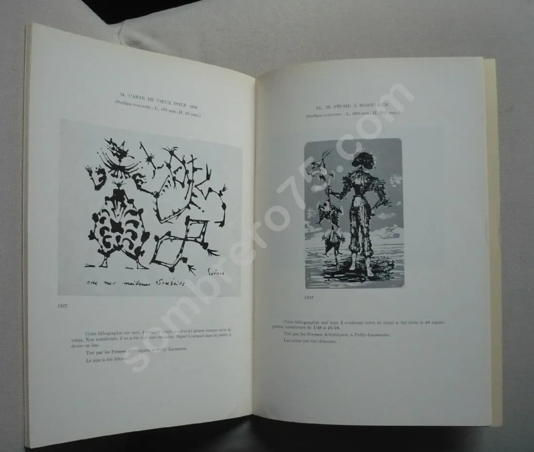 Catalogue raisonné de l'oeuvre gravé et lithographié de Lucien Coutaud - Image 4