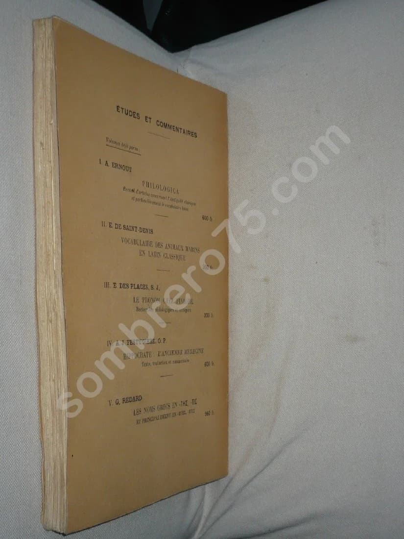 Histoire de la Racine Nem- en grec ancien. Emmanuel LAROCHE - Image 4