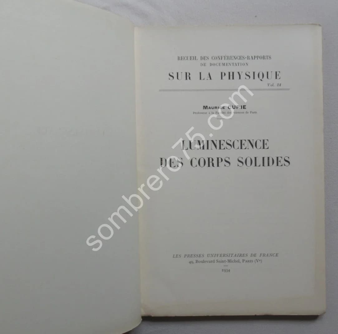 Luminescence des Corps Solides - Image 3