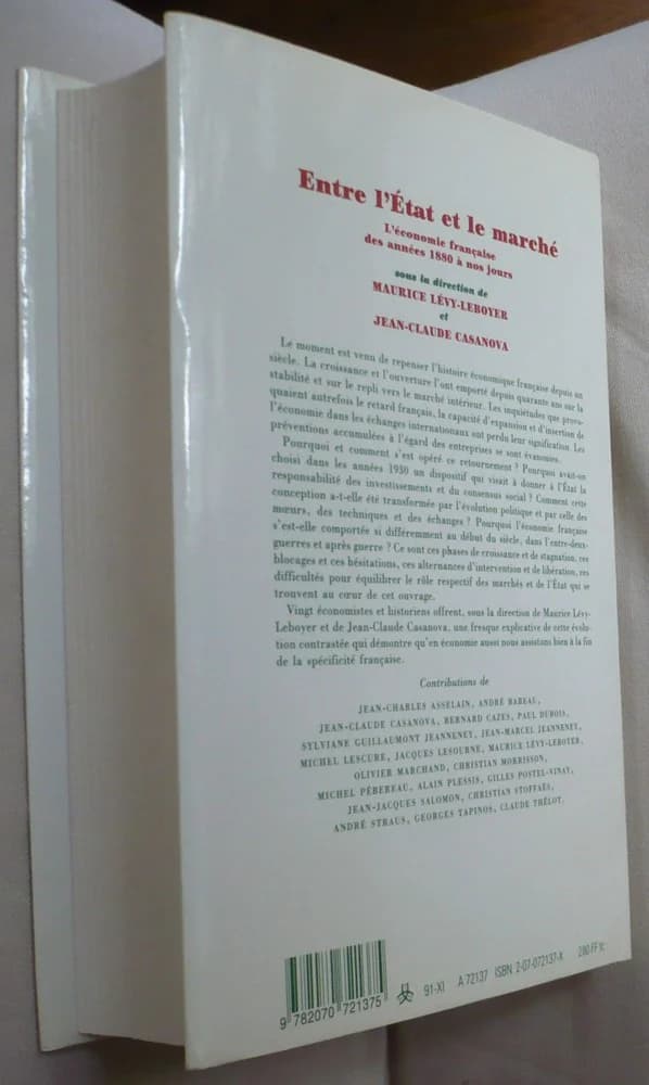 Entre l'Etat et le Marché. L'Economie Française des Années 1880 à nos jours - Image 2