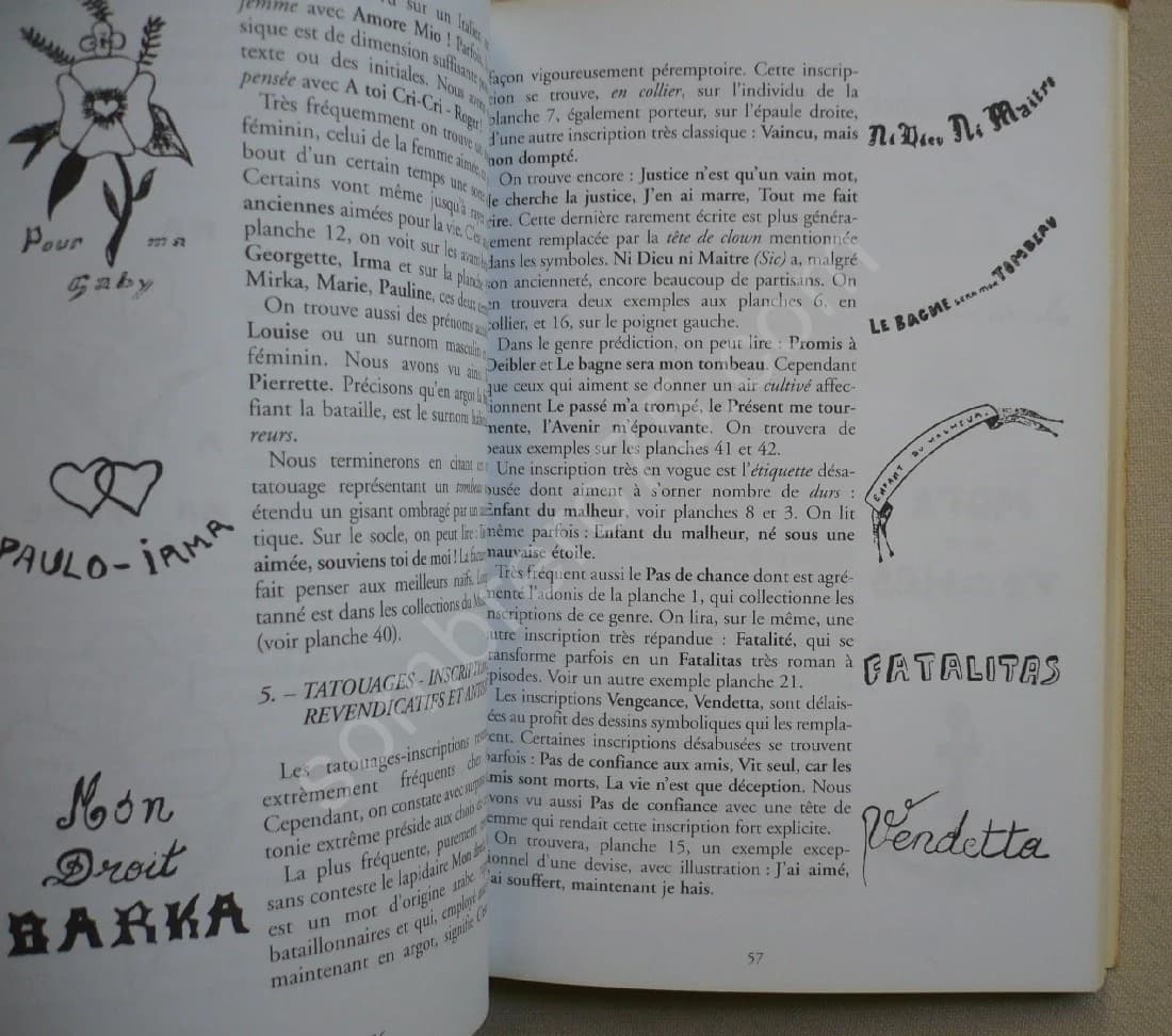 Les Tatouages du Milieu - - J DOISNEAU - Image 5